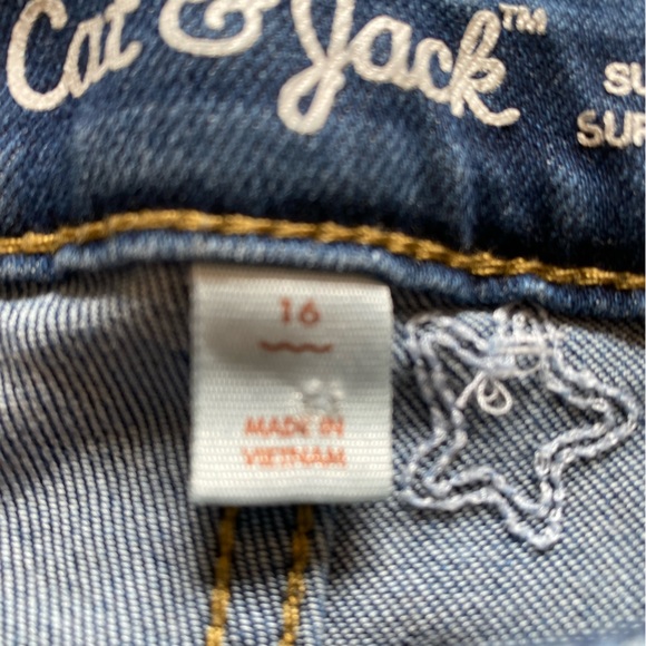 Girls Cat and Jack Embellished Skinny Jeans - Picture 3 of 3